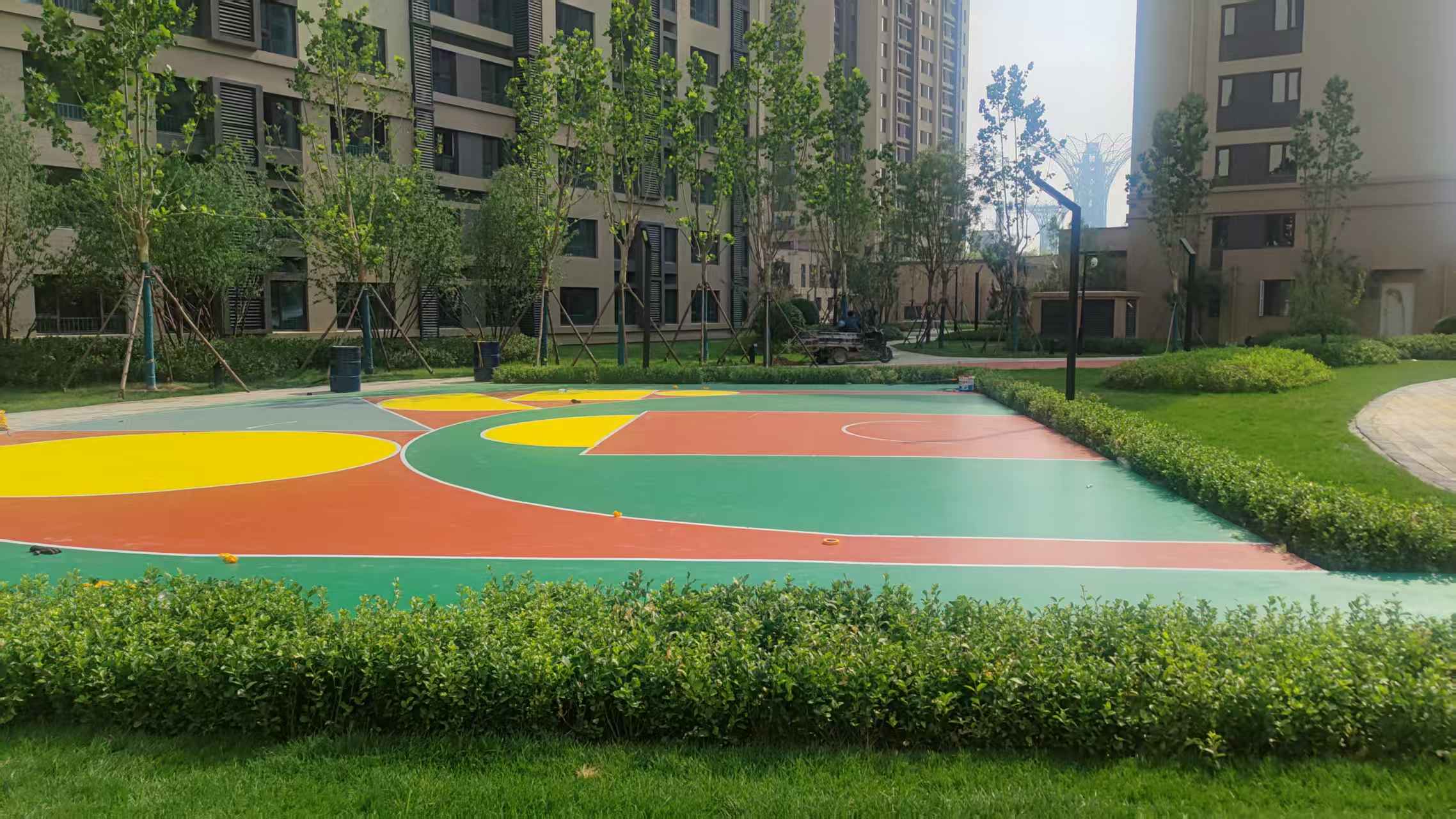 枣庄市橡胶跑道塑胶地坪 - 方案